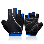 Carica l&#39;immagine nel visualizzatore di Gallery, Half Finger Bike Gloves Gel Pads Shockproof Men Women
