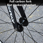 Carica l&#39;immagine nel visualizzatore di Gallery, Gray 700C Fixed Gear Bike | Aluminum Frame Carbon Fork
