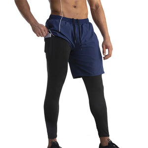 Men's Elastic Breathable Running Pants – Quick-Drying Training Leggings