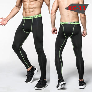 Men's Compression Training Pants – Gym, Running & Bodybuilding