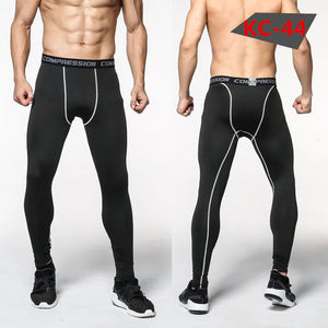 Men's Compression Training Pants – Gym, Running & Bodybuilding