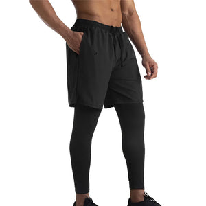 Men's Elastic Breathable Running Pants – Quick-Drying Training Leggings