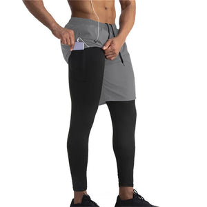 Men's Elastic Breathable Running Pants – Quick-Drying Training Leggings