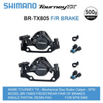 Carica l&#39;immagine nel visualizzatore di Gallery, Shimano BR-TX805 Mechanical Disc Brake Calipers
