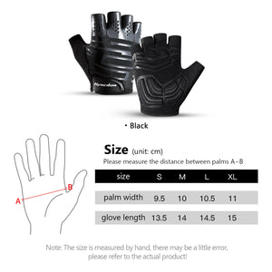 Half Finger Bike Gloves Gel Pads Shockproof Men Women