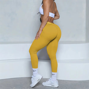 Pchee High Waist Scrunch Butt Leggings Women Yoga Gym