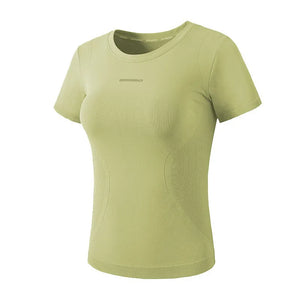 Candy-Colored Yoga Shirt | Breathable, Slim Fit Women’s Top