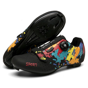 Cycling Shoes - Men's Mountain Footwear for Road and Dirt Biking