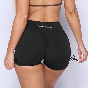 Pchee V-Waist Scrunch Butt Shorts Women Yoga Gym