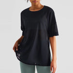 Carica l&#39;immagine nel visualizzatore di Gallery, Breathable Ice-cold Fitness T-shirt for Women | Yoga &amp; Gym Tops
