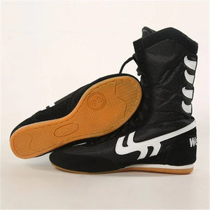 Professional Boxing Wrestling Shoes | Indoor Fighting Boots