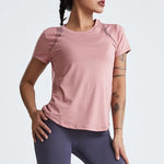 Load image into Gallery viewer, Loose Yoga Tops Women | Quick-Drying Short-Sleeved Fitness T-Shirts
