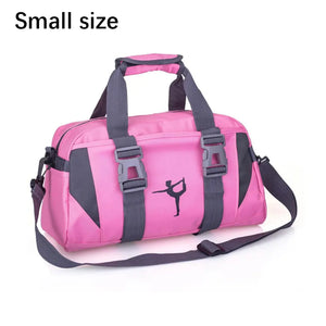 Waterproof Yoga Fitness Bag for Women - Nylon Sport Crossbody