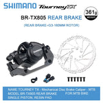 Carica l&#39;immagine nel visualizzatore di Gallery, Shimano BR-TX805 Mechanical Disc Brake Calipers
