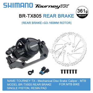 Shimano BR-TX805 Mechanical Disc Brake Calipers