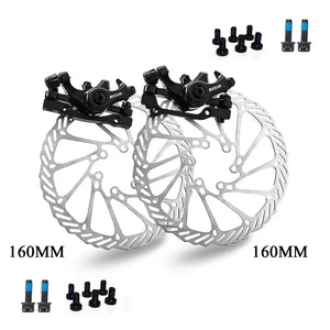 BUCKLOS MTB Disc Brake Set 160mm Mechanical Calipers & Rotor