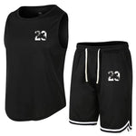 Carica l&#39;immagine nel visualizzatore di Gallery, Summer Sleeveless T-Shirt Set | Men&#39;s Quick Dry Tank Top + Shorts
