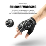 Carica l&#39;immagine nel visualizzatore di Gallery, Half Finger Bike Gloves Gel Pads Shockproof Men Women
