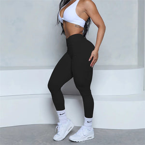 Pchee High Waist Scrunch Butt Leggings Women Yoga Gym