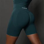 Carregar imagem no visualizador da galeria, High Waist Seamless Gym Shorts for Women | Scrunch Butt Booty
