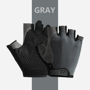 Breathable Weightlifting Gym Gloves – Anti-Slip Fingerless