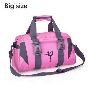 Waterproof Yoga Fitness Bag for Women - Nylon Sport Crossbody