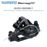 Carica l&#39;immagine nel visualizzatore di Gallery, Shimano BR-TX805 Mechanical Disc Brake Calipers
