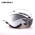 Carica l&#39;immagine nel visualizzatore di Gallery, Aero TT Road Bicycle Helmet with Goggles | Racing Safety
