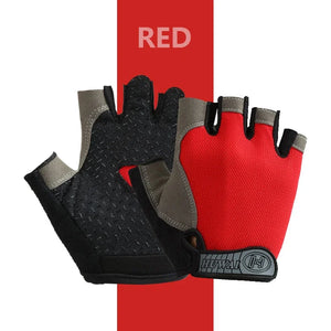 Breathable Weightlifting Gym Gloves – Anti-Slip Fingerless