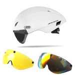 Carregar imagem no visualizador da galeria, JTS Bicycle Helmet with Goggles | Riding Safety Hat
