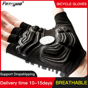 Half Finger Bike Gloves Gel Pads Shockproof Men Women