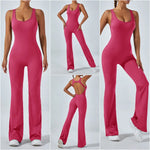 Cargar imagen en el visor de la galería, Women’s Workout Jumpsuit: Yoga Bodysuit &amp; Butt Lift
