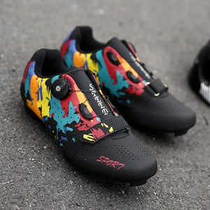 Cycling Shoes - Men's Mountain Footwear for Road and Dirt Biking