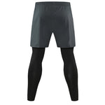 Carica l&#39;immagine nel visualizzatore di Gallery, Men&#39;s 2-in-1 Run Trousers Double Layer Tight Training Pants
