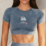 Carica l&#39;immagine nel visualizzatore di Gallery, Breathable Gym Tops for Women | Sporty &amp; Stylish T-Shirts
