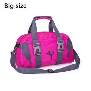 Waterproof Yoga Fitness Bag for Women - Nylon Sport Crossbody