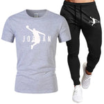 Carica l&#39;immagine nel visualizzatore di Gallery, Men&#39;s Long Pants Set | T-Shirt &amp; Casual Pants
