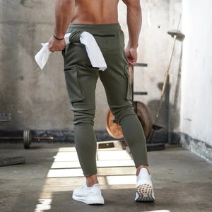 Men's Camouflage Fitness Pants – Slim Running & Training Overalls