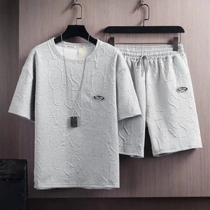 Deep Crotch Casual Summer Tracksuit | Men's Two-Piece Set