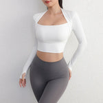 Load image into Gallery viewer, Right Angle Shoulder Yoga Top | Long Sleeve Gym Shirt
