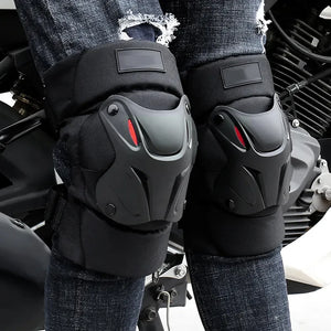 Motorcycle Riding Knee and Elbow Pads Gear Set