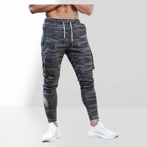 Men's Camouflage Fitness Pants – Slim Running & Training Overalls