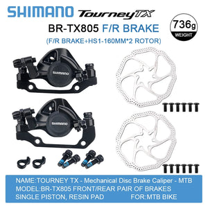 Shimano BR-TX805 Mechanical Disc Brake Calipers