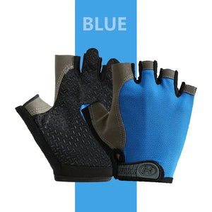 Breathable Weightlifting Gym Gloves – Anti-Slip Fingerless