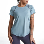 Load image into Gallery viewer, Loose Yoga Tops Women | Quick-Drying Short-Sleeved Fitness T-Shirts
