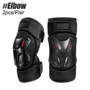 Motorcycle Riding Knee and Elbow Pads Gear Set