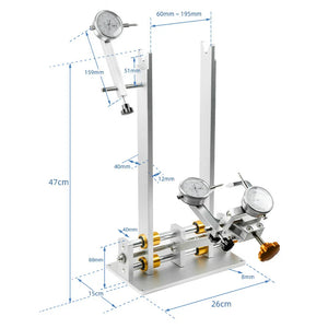 Professional Bicycle Wheel Truing Stand | Dial Indicator Gauge