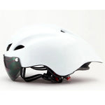 Load image into Gallery viewer, Aero TT Road Bicycle Helmet with Goggles | Racing Safety
