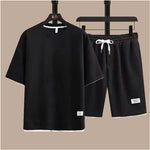 Cargar imagen en el visor de la galería, Trendy Casual Sporty Ice Silk Shorts Set
