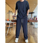 Cargar imagen en el visor de la galería, Summer Loose Ice Sports Tracksuit | Casual Two-Piece Set
